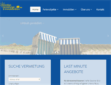 Tablet Screenshot of groemitzer-vermietungsbuero.de